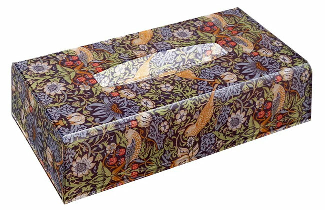 楽天市場】ティッシュボックスケース ジェニファーテイラー いちご泥棒