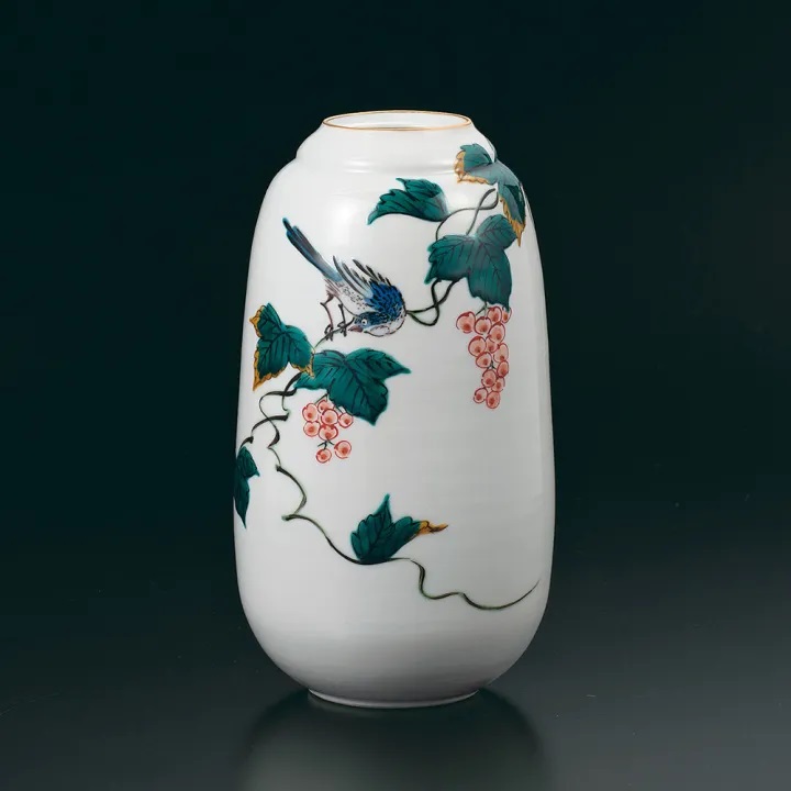 楽天市場】三ツ井為吉 九谷焼飾り壷 四面絵変花鳥図 : 九谷陶芸 北山堂