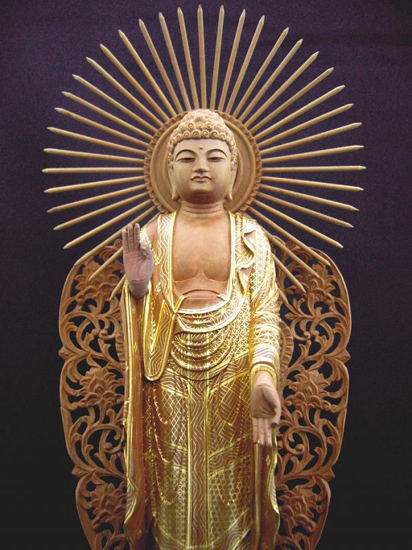 楽天市場】仏像 【総白檀製】 截金 ケマン六角台座 最高級 阿弥陀如来