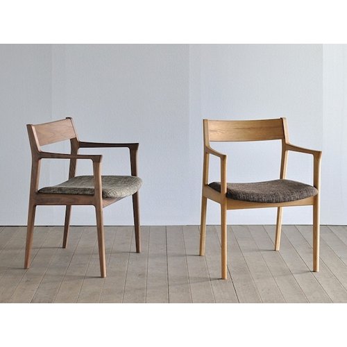 レフ アームチェア (樹種ホワイトオーク 張地ランク合皮) | シキ