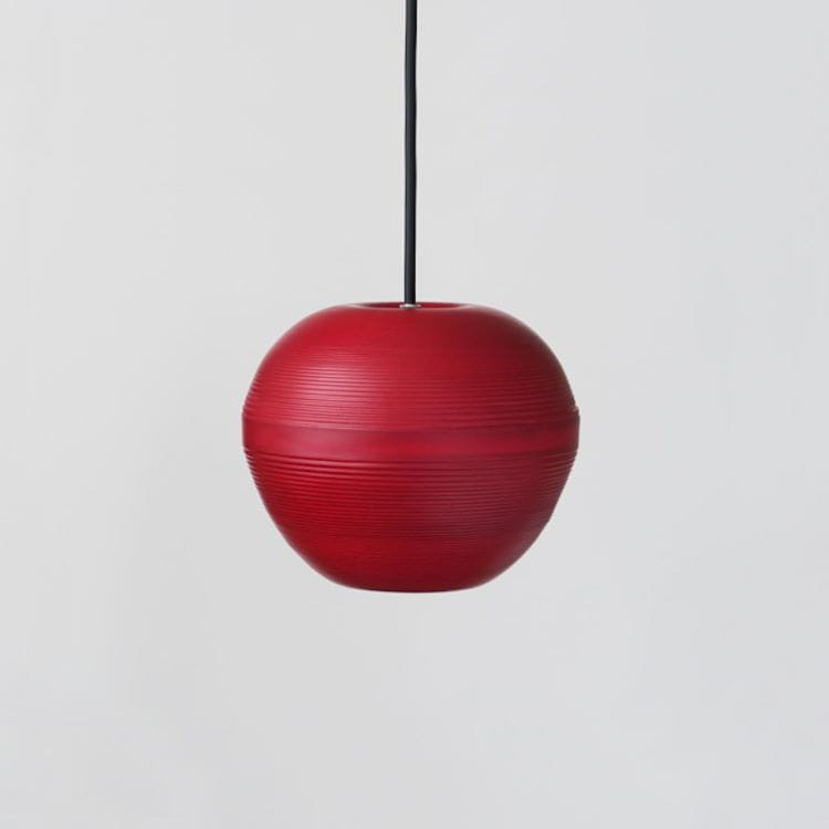 ブナコ ペンダントランプ P1924 / 1934(レッド) (直径30.2cm コード