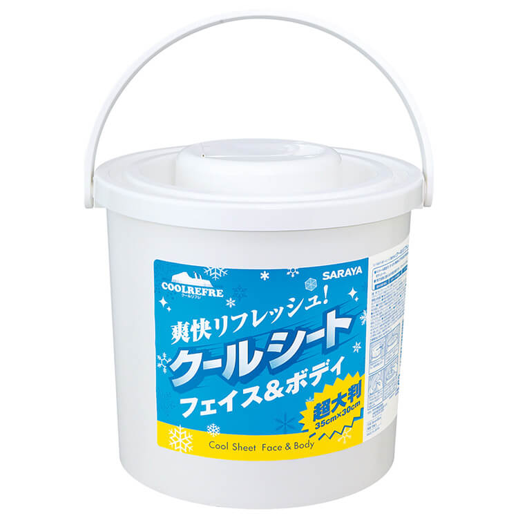 サラヤ｜クールリフレ クールシート フェイス＆ボディ用 70枚: サラヤ