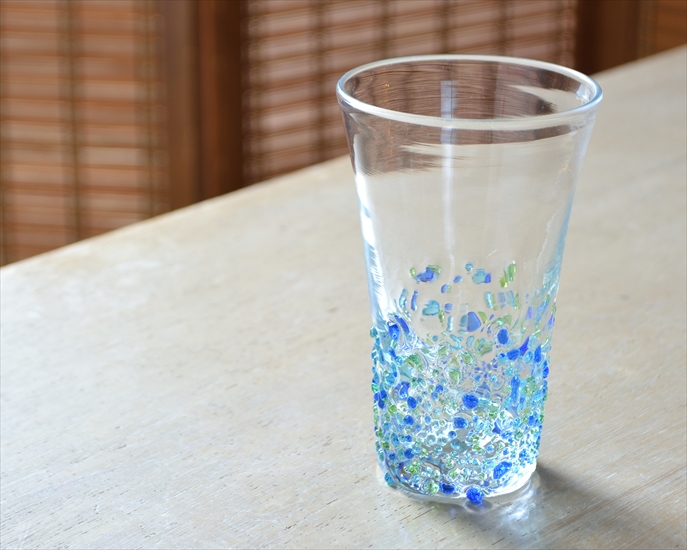 和雑貨 四季彩堂 オンラインショップ / 琉球ガラス つぶつぶ200cc