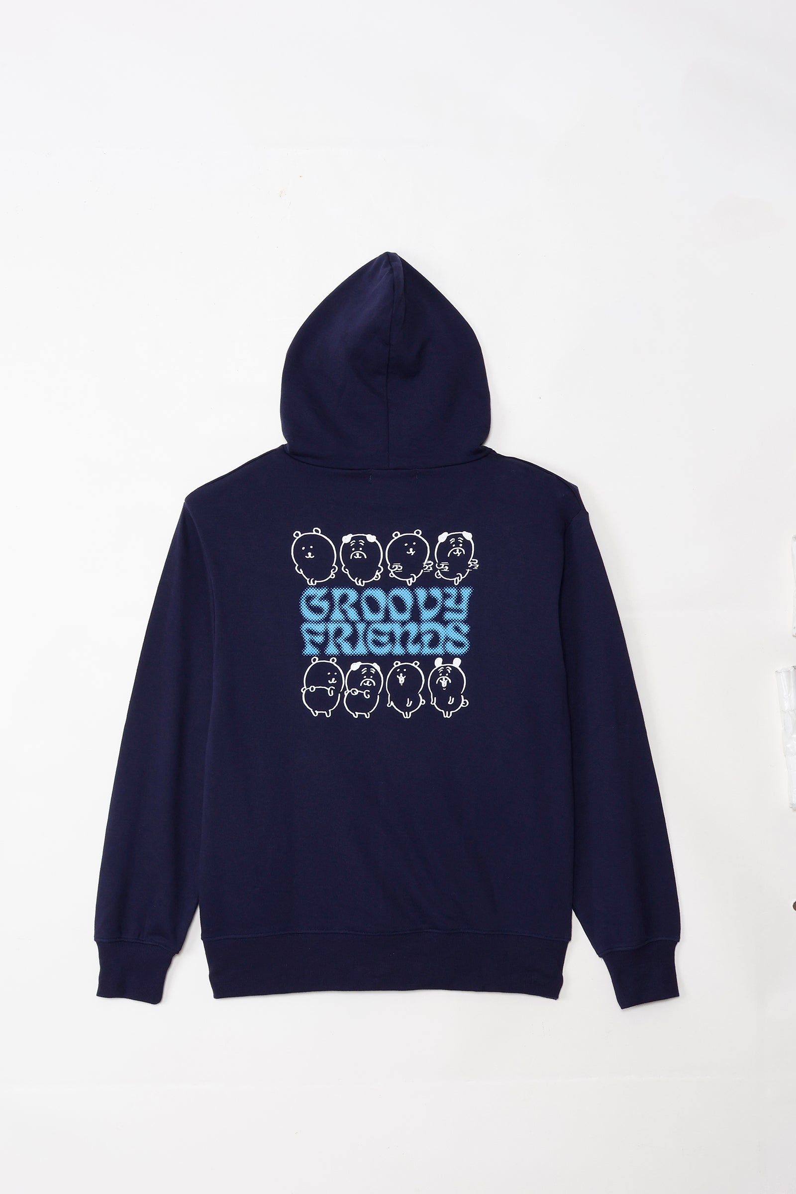 ナガノキャラクターズ ZIPパーカー GROOVY FRIENDS ネイビー