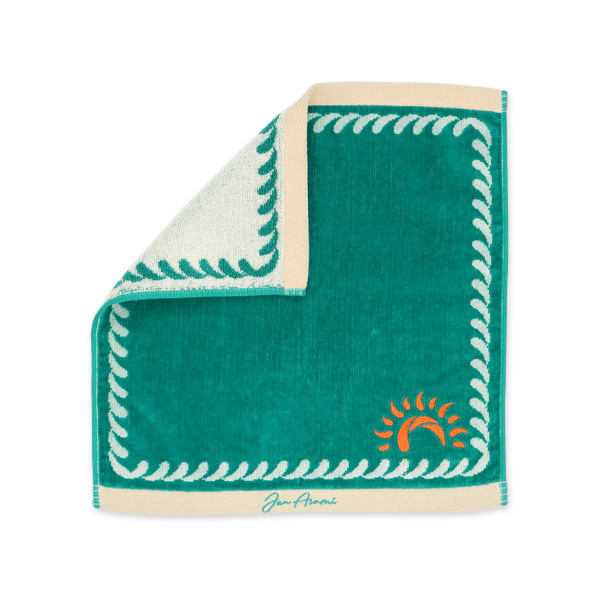 ハンドタオル（A）【グリーン】／朝美絢: グッズ - 宝塚