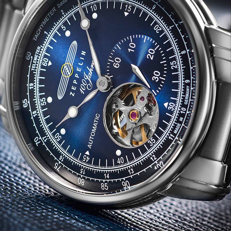 ツェッペリン 100周年記念 オープンハート オートマチック 日本限定