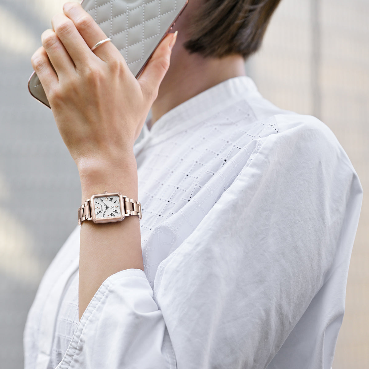 シチズン クロスシー ヒカリコレクション スクエア2wayモデル ES9506