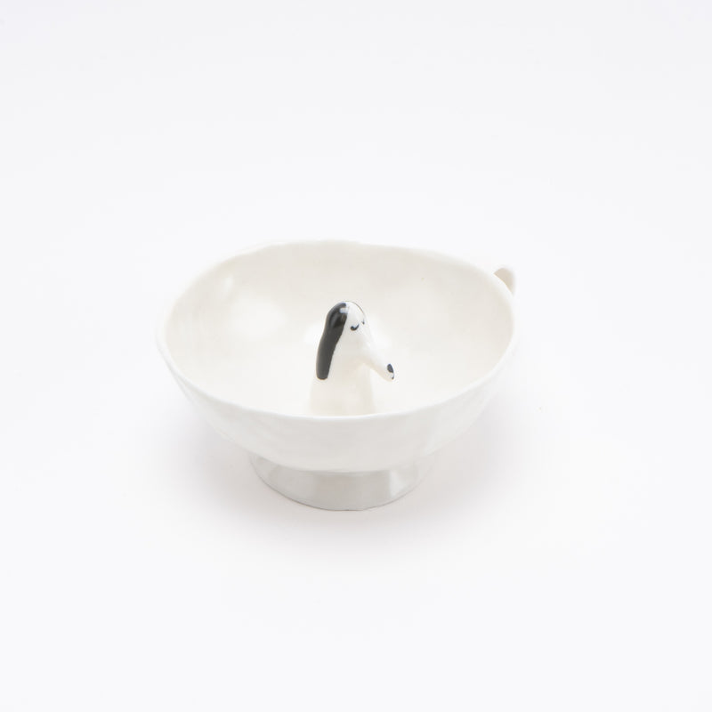 しあわせのティーカップ（黒みみ・すやすや）