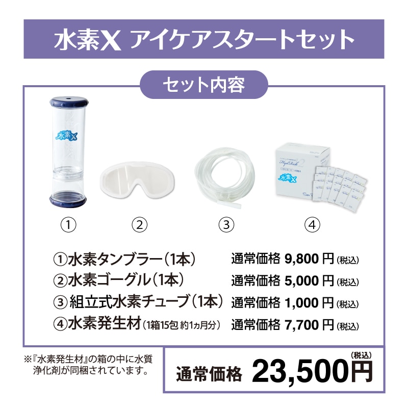 水素Xアイケアスタートセット(今回のみ 水素Xアイケアスタートセット
