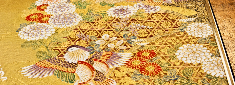 日本の伝統的工芸品・京都西陣織インテリアを記念品・贈り物