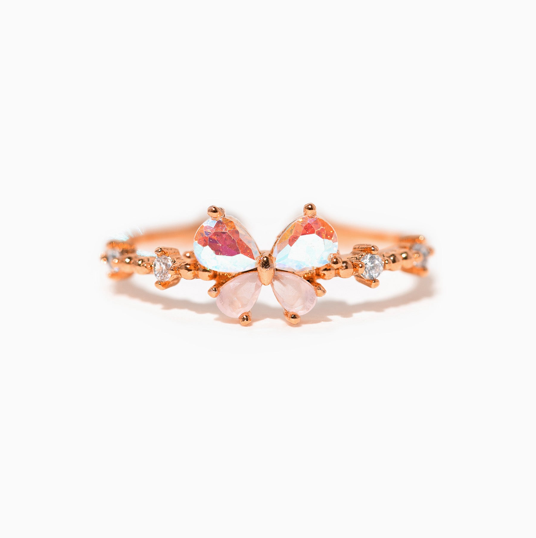 Kaleidoscope Butterfly Adjustable Ring – Girls Crew