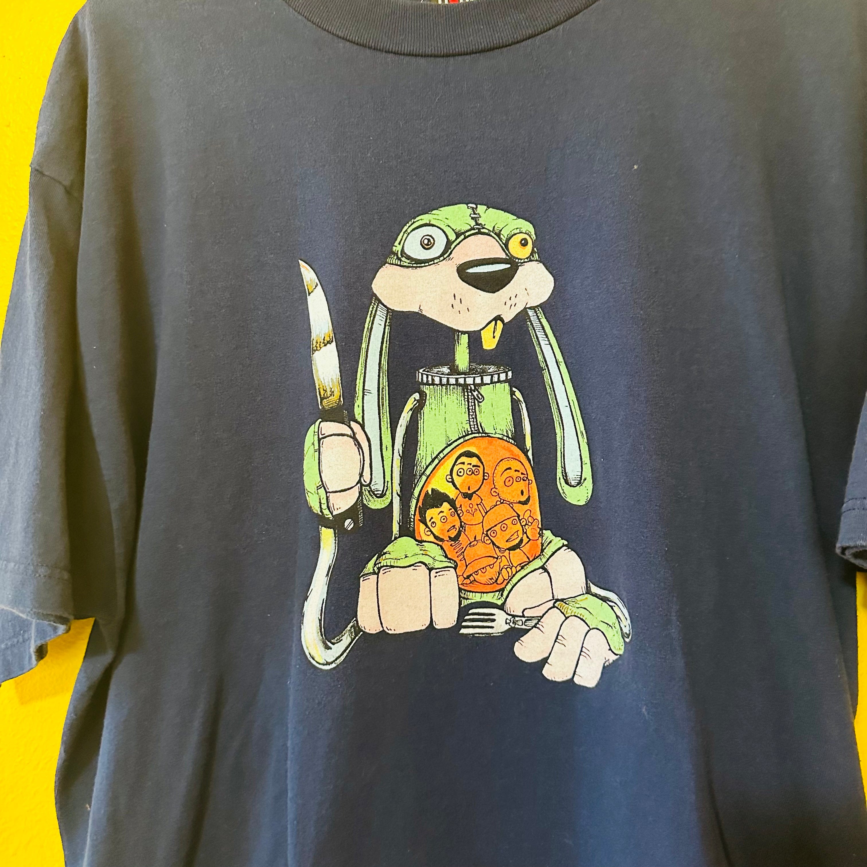 1990s Limp Bizkit Bunny Knife Nu Metal Tee Sz XL – ShopLuckyDrive