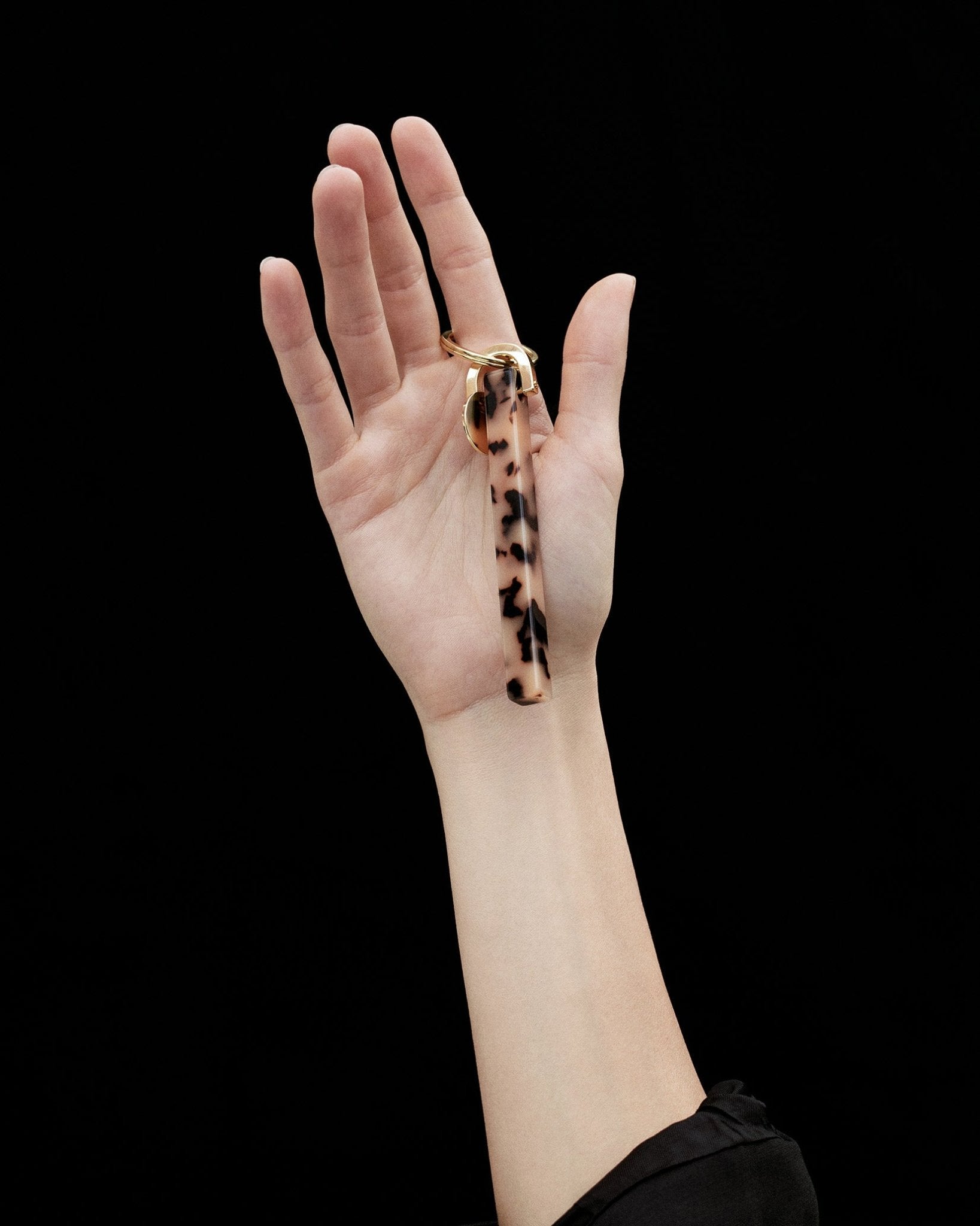 Bar Keychain in Tiger's Eye - Gold – MACHETE