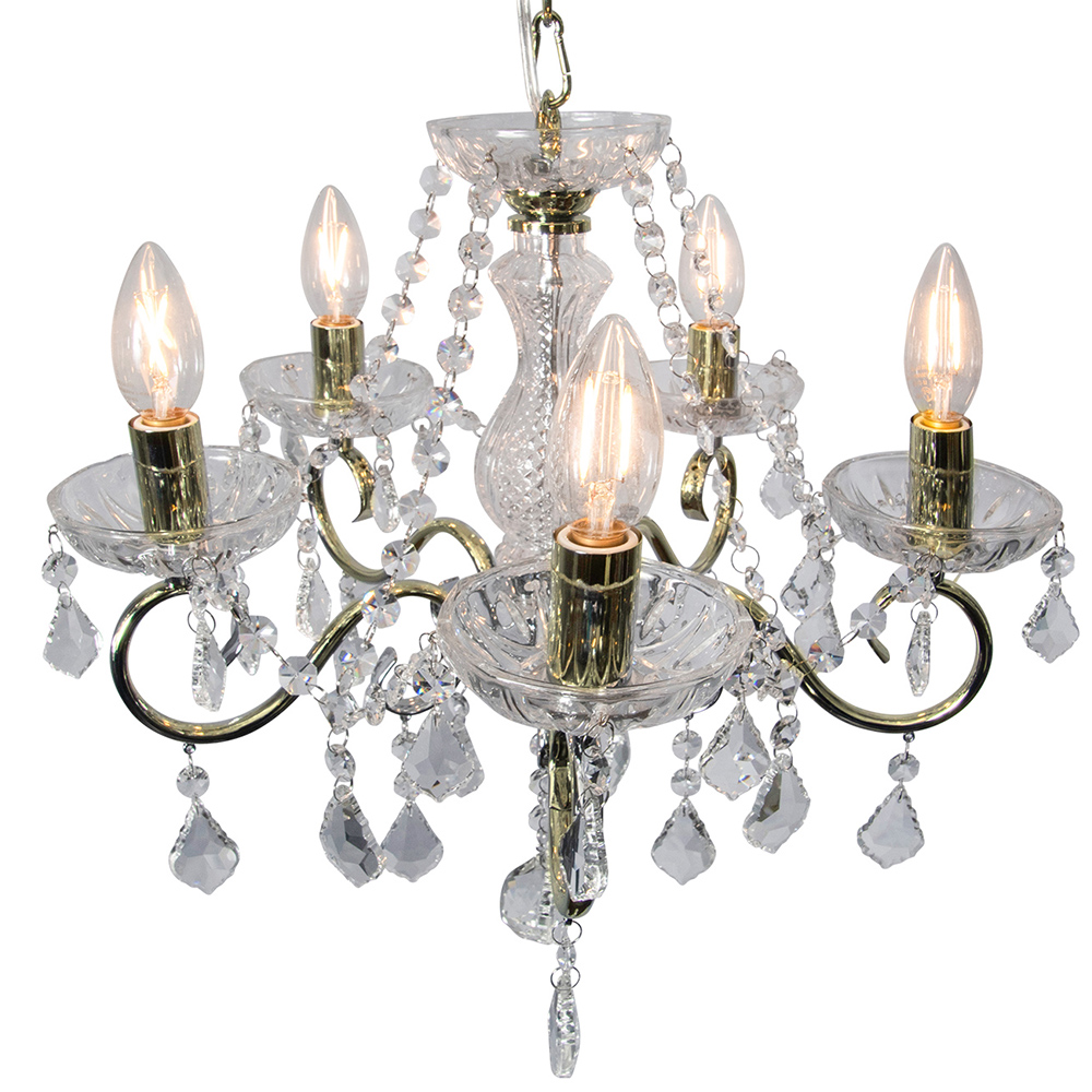 シャンデリア 別売りでリモコン付き LED 照明 おしゃれ led対応 5灯