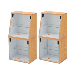 コレクションケース 2段 2個セット コレクションボックス フィギュア