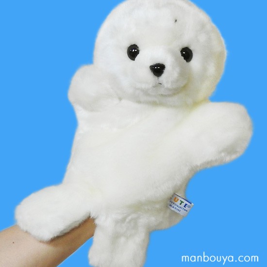 アザラシ ぬいぐるみ ハンドパペット キュート販売 CUTE 水族館グッズ