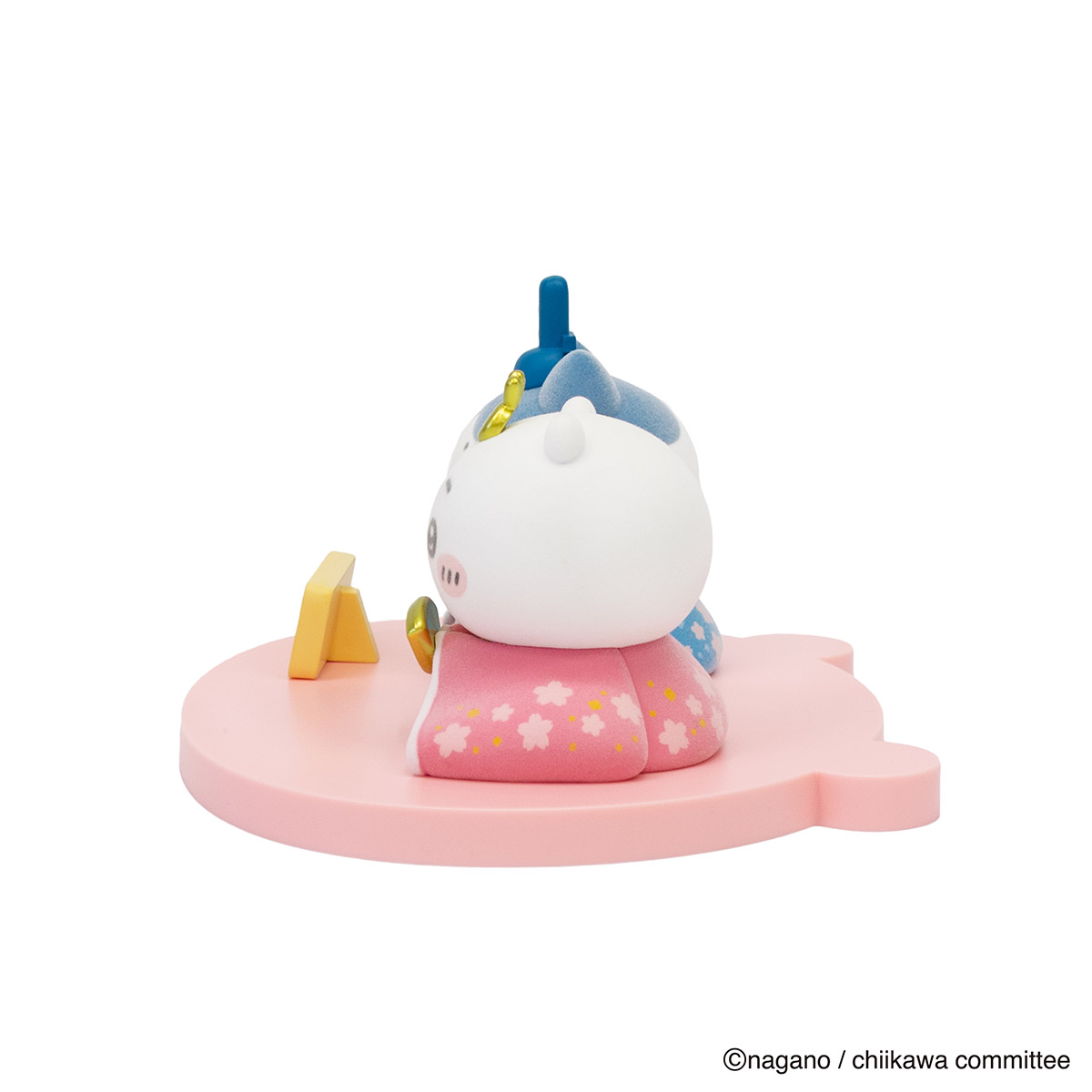 雛人形 親王飾り ちいかわ ＆ ハチワレ おひなさま ミニ雛人形 吉徳