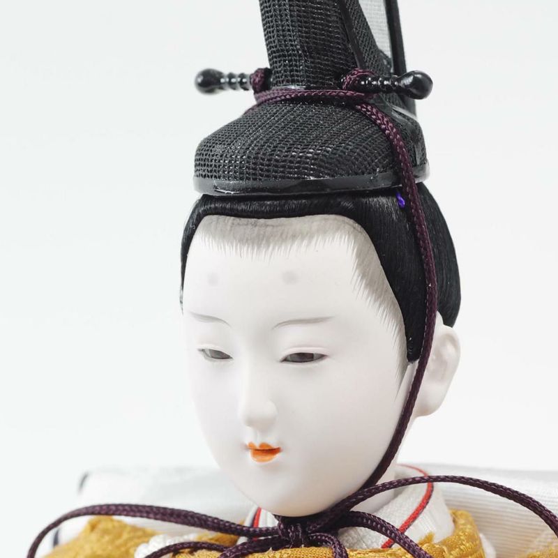 雛人形 三段飾り 京十番親王 五寸官女 五人飾り 江都みやび 春窓雛 三