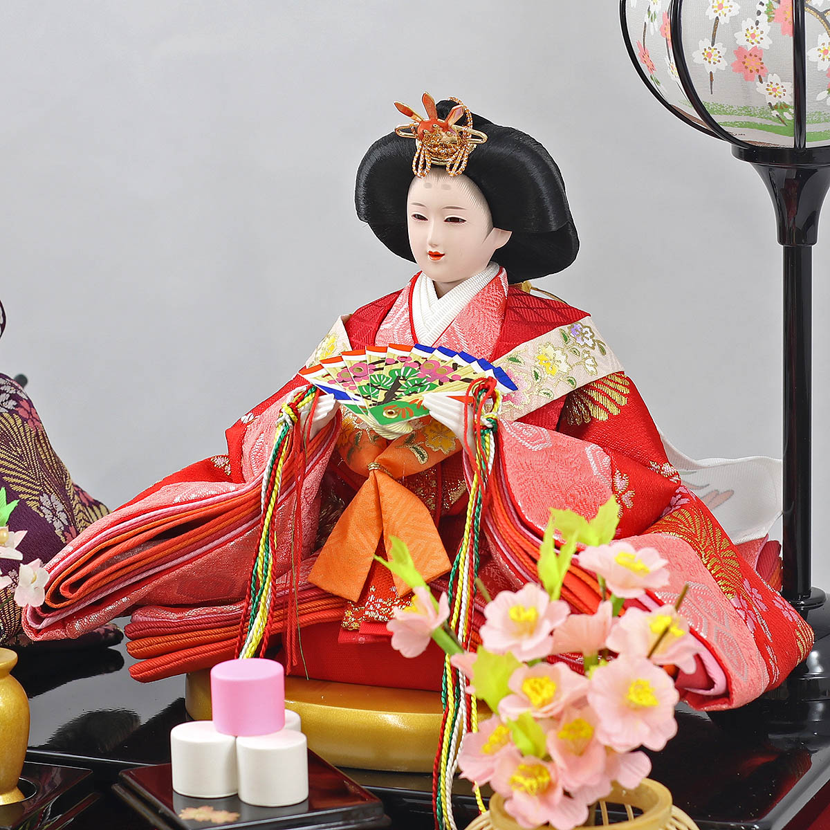 雛人形 ケース飾り ケース入り 小三五親王飾り 御雛 アクリルケース