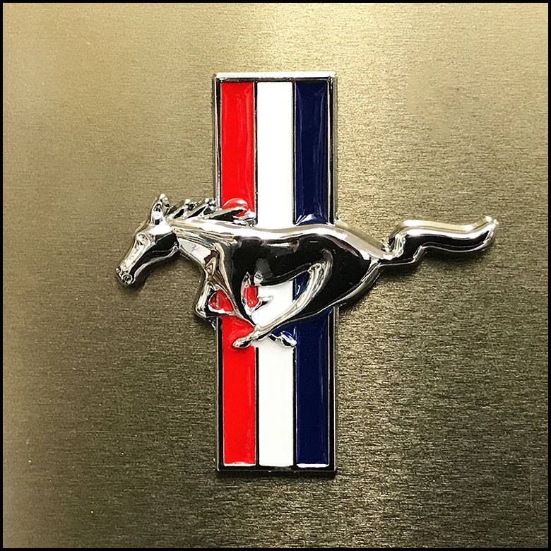 H2 3D エンブレム ステッカー マスタング 金属製 [ カスタム オモシロ