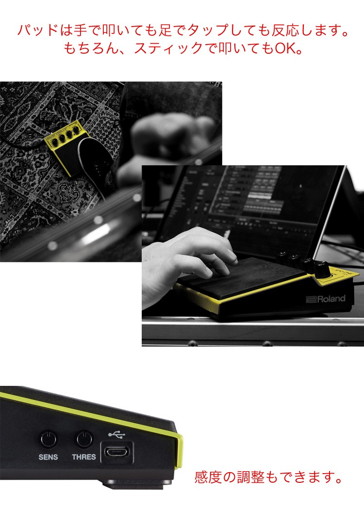 ローランド（Roland） ソフトケース付き Roland SPD ONE KICK (汎用AC