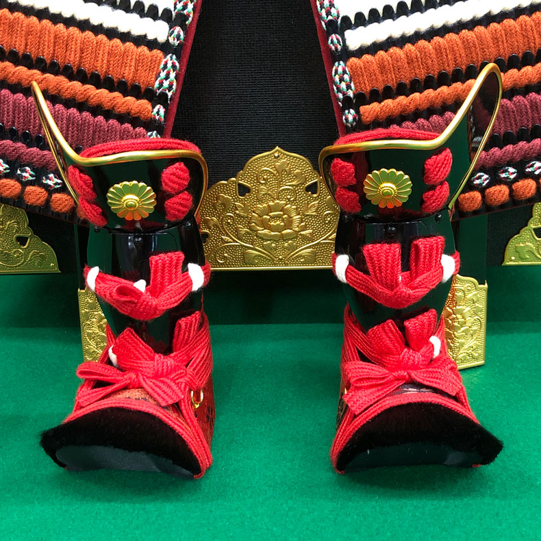 旭翠作 毛利元就公 鎧飾り 収納式 10号 鎧単品 五月節句 五月人形