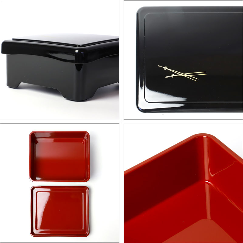 みよし漆器本舗 うな重箱 うな重 器 うな丼 角 山中塗り 松葉 日本製