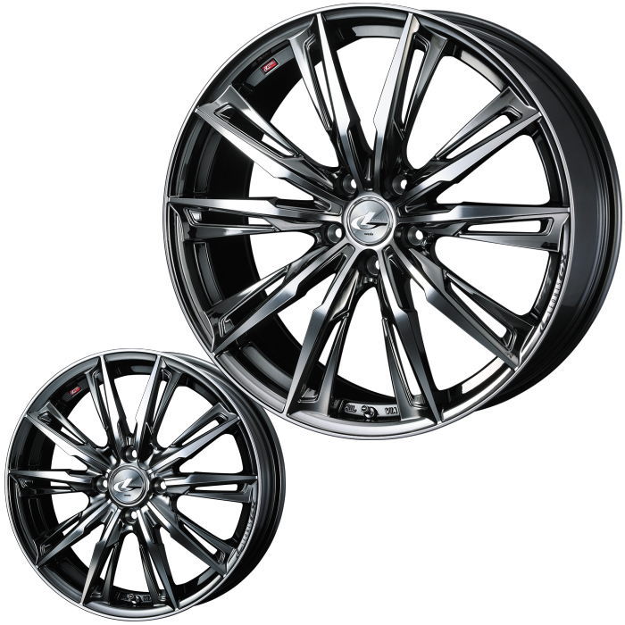 WEDS（ウェッズ） 195/50R19 LEONIS GX BMCMC 19インチ 5穴 114.3 7.5J