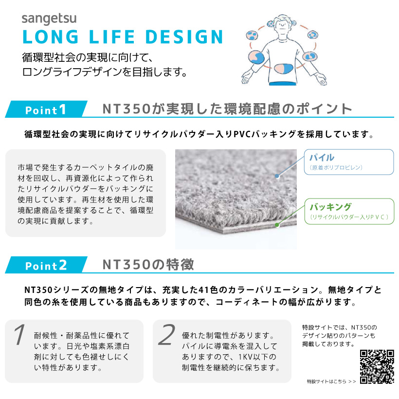 サンゲツ（SANGETSU） 【最大☆10%オフクーポン】 タイルカーペット