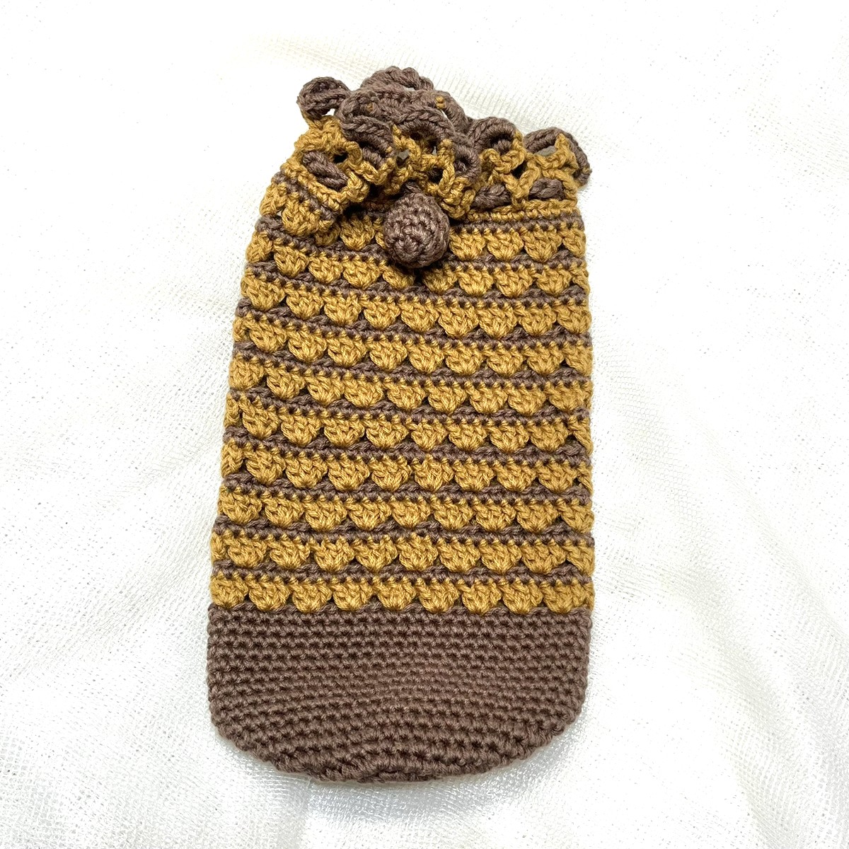 ニットのペットボトルカバー 500ml程度用 ペットボトルケース