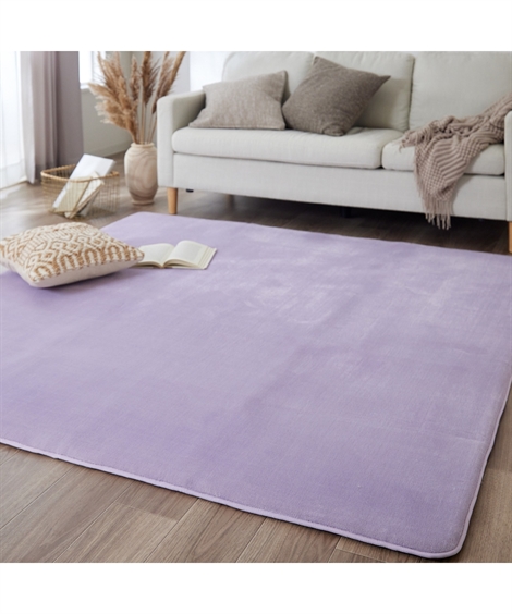 ニッセン（nissen） ラグ カラー ボアラグ 無地 90×185cm 20mm