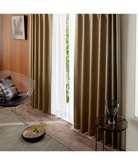 ニッセン（nissen） カーテン レース セット 表情豊かな1級遮光 ＆遮像