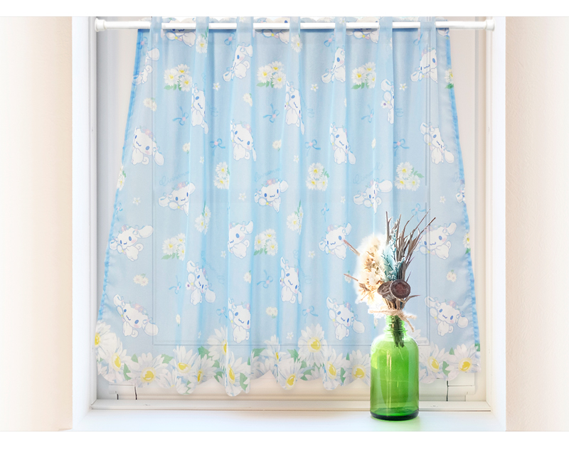 sanrio（サンリオ） カフェカーテン おしゃれ ロング 70cm レース 小窓