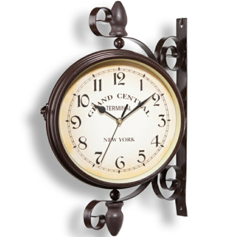 掛け時計 オシャレ 壁掛け時計 北欧 おしゃれ 静音 両面 壁掛け 時計