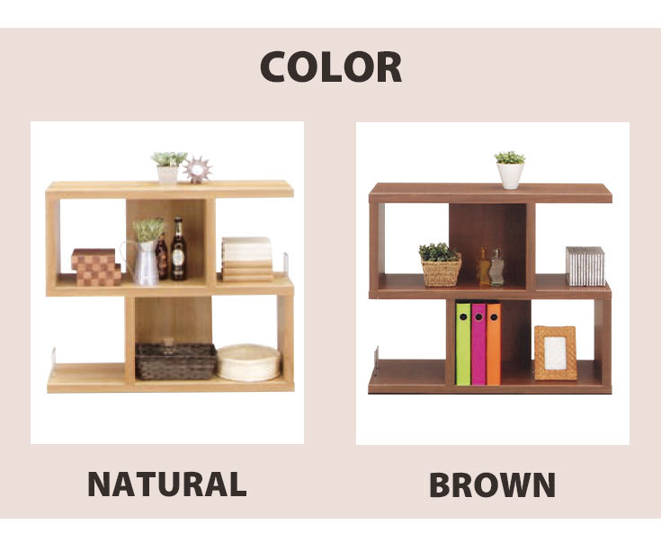 オープンラック シェルフ ロータイプ 木製 飾り棚 ディスプレイラック
