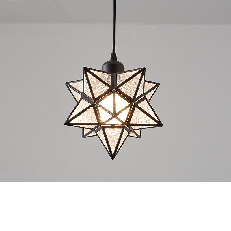 AAAZM ペンダントライト 北欧 星型 おしゃれ LED電球 スター 和風 天井