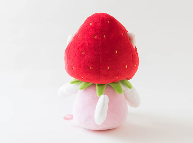 ぬいぐるみ 猫 ねこ ネコ いちご 白猫 Mサイズ フルーツ チューチュー
