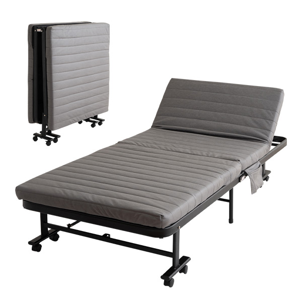 EMOOR（エムール） 折りたたみベッド シングル スリムサイズ 完成品