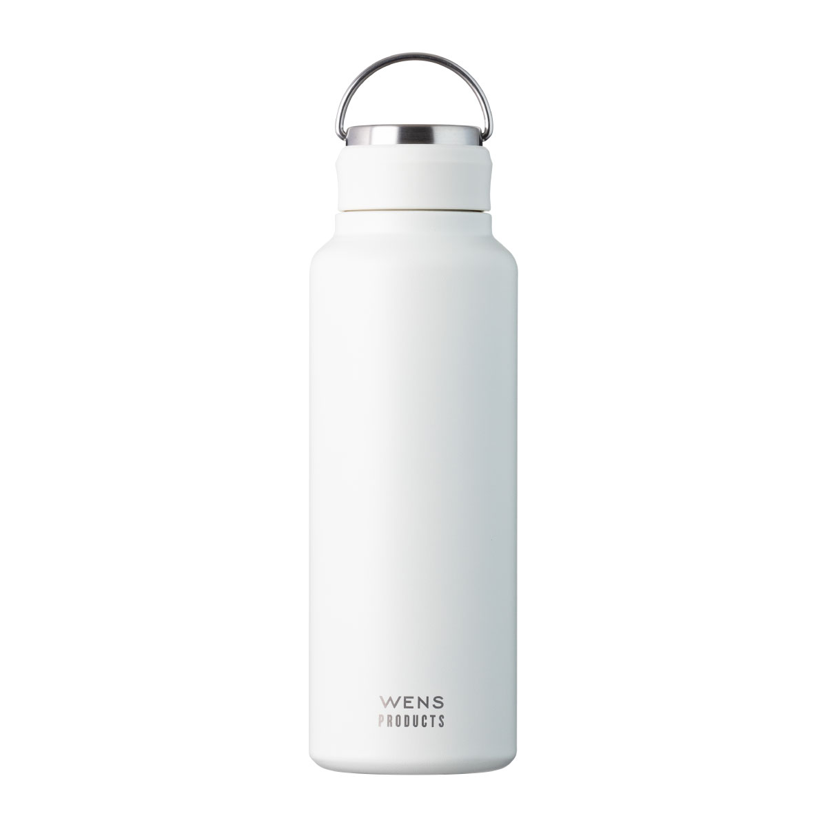 WENS 水筒 1000ml 保温 保冷 ステンレス ハンドル付き シームレス