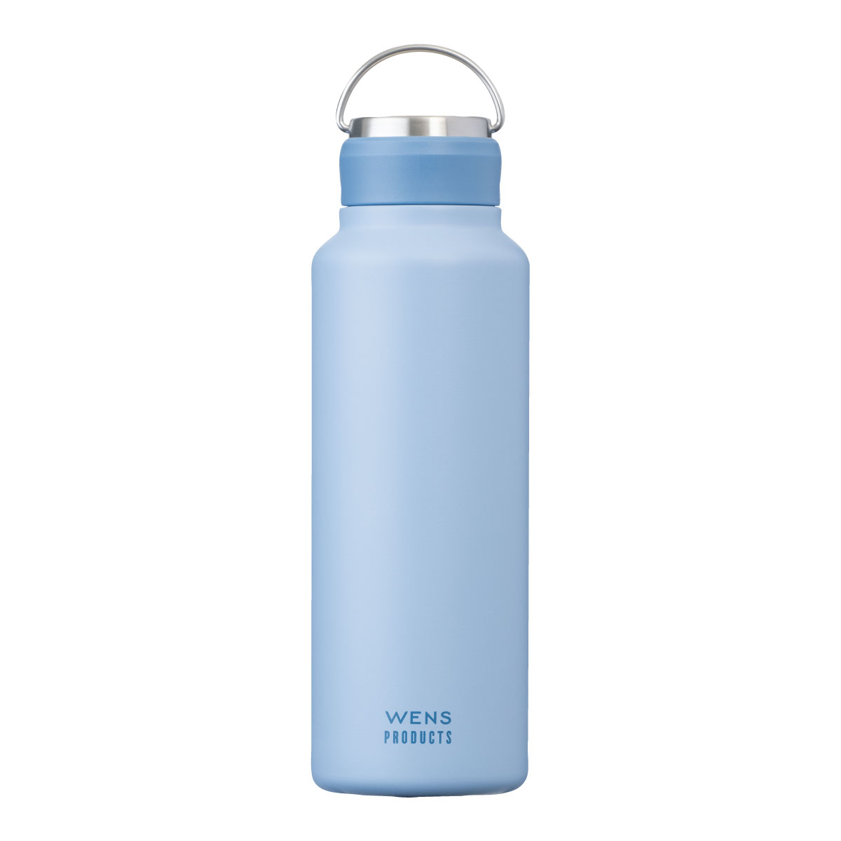 WENS 水筒 1000ml 保温 保冷 ステンレス ハンドル付き シームレス