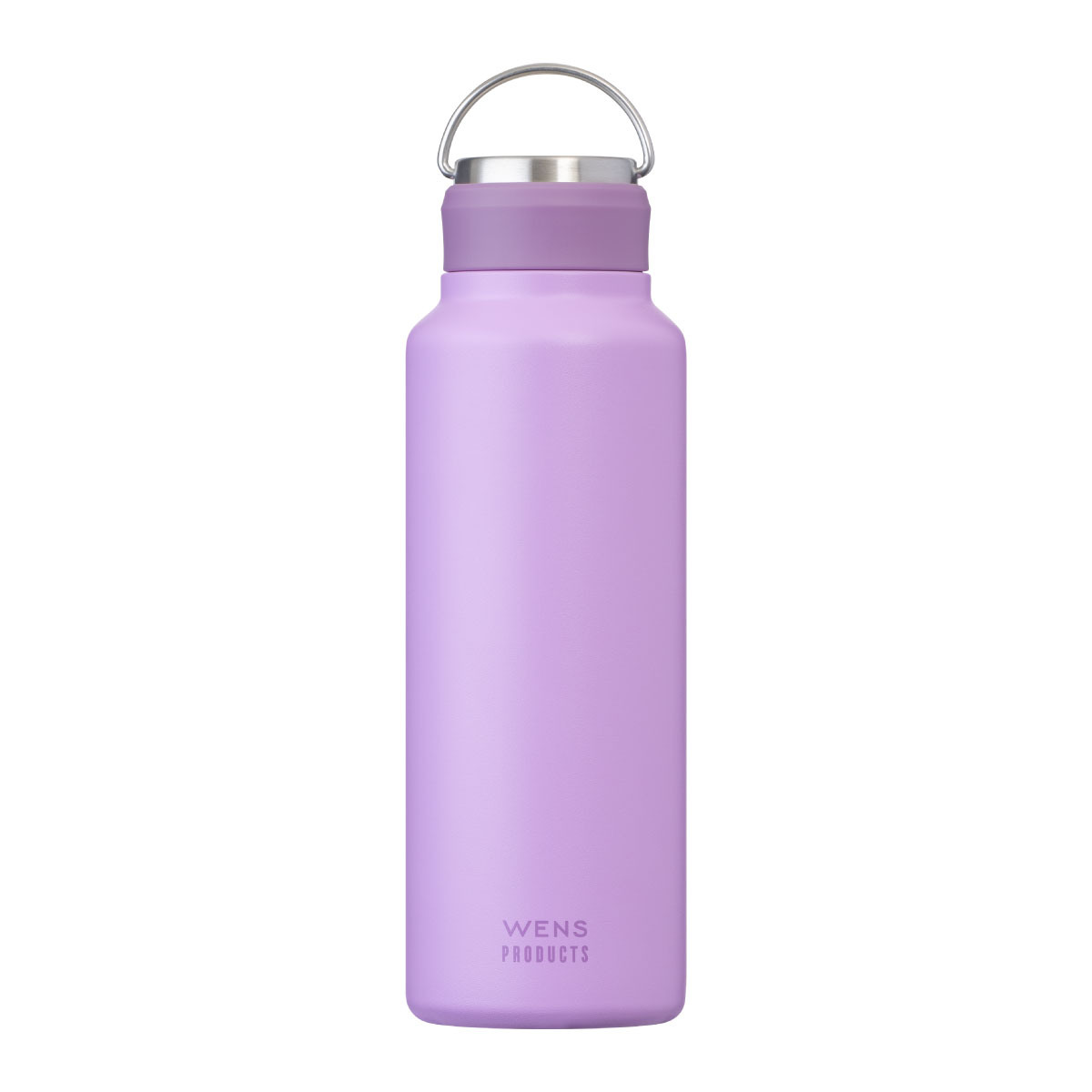 WENS 水筒 1000ml 保温 保冷 ステンレス ハンドル付き シームレス