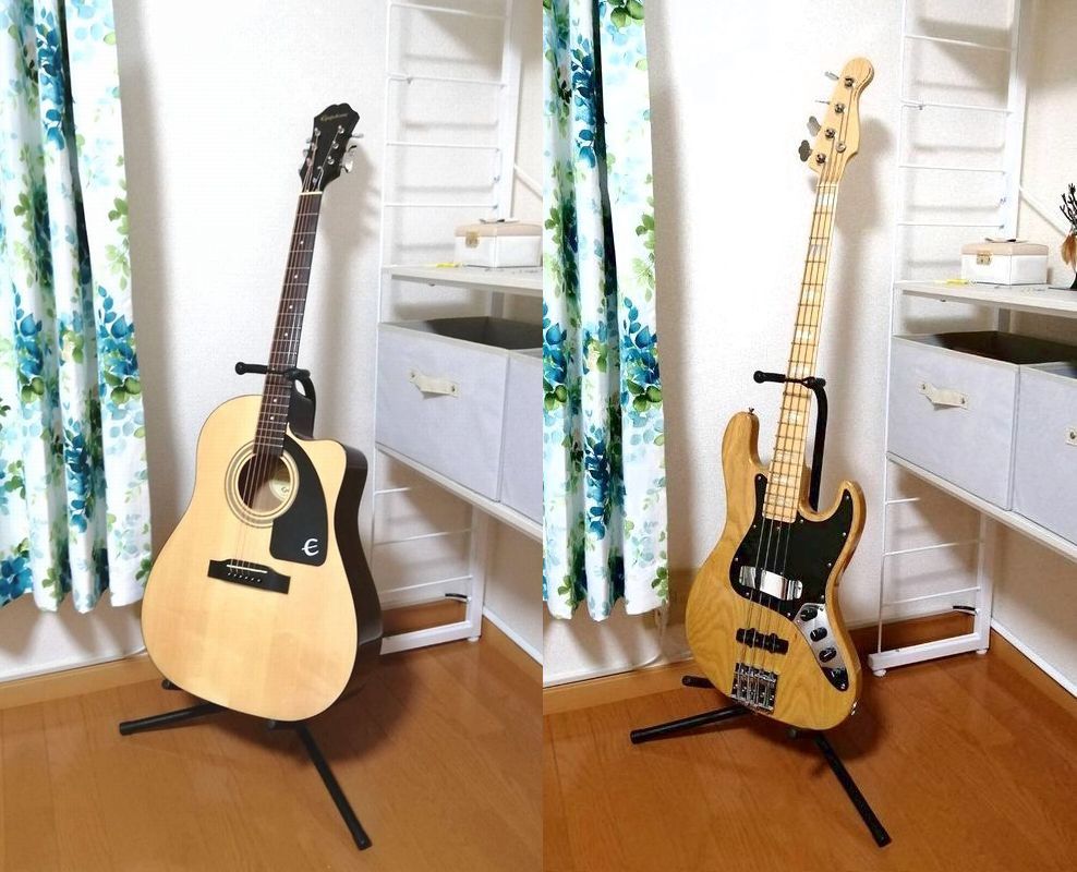 ARIA（アリア） ギタースタンド GS-2003B 2本セット エレキギター