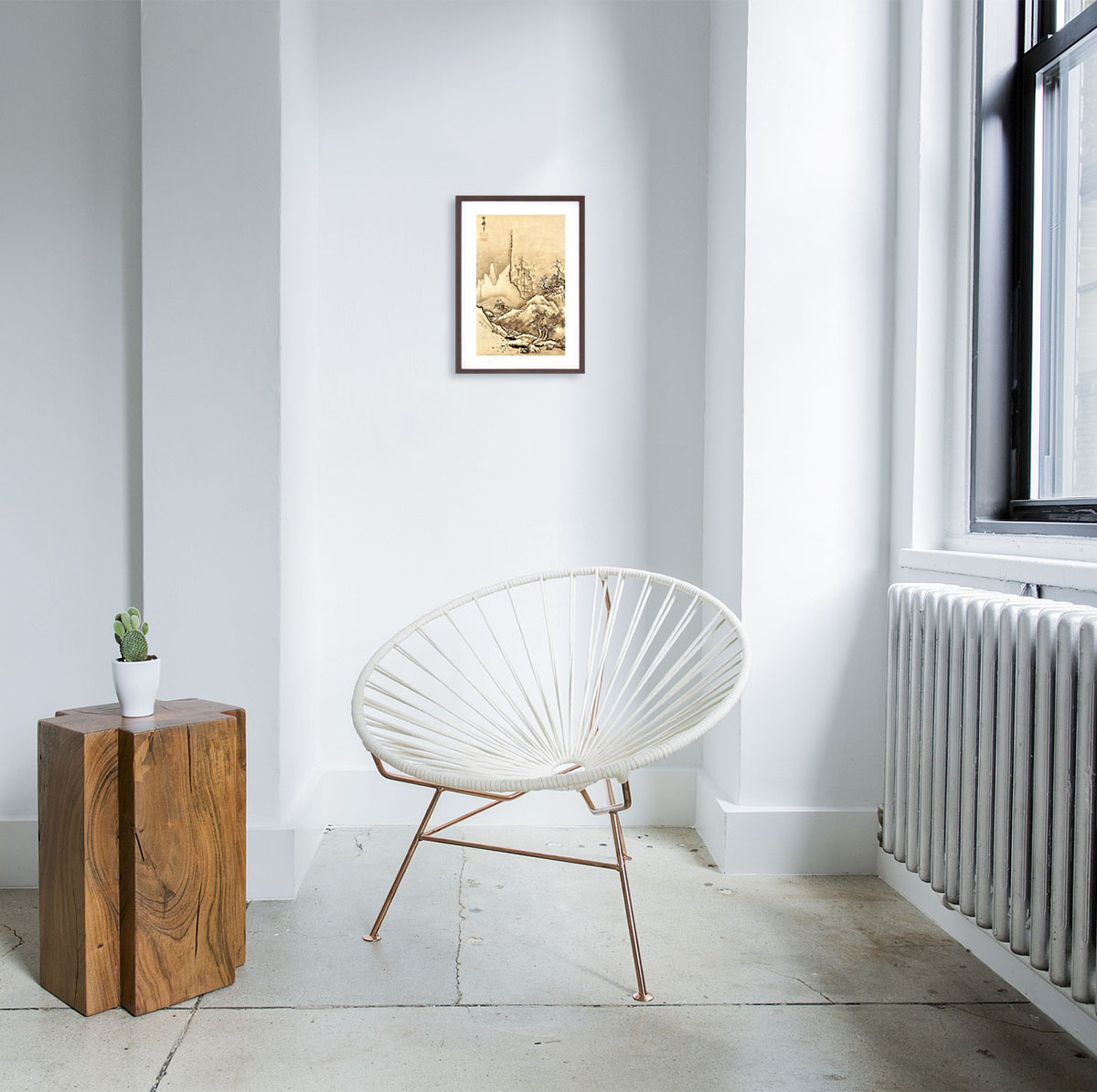 版画 絵画 名画 日本画 日本アルプス十二題 劔山の朝 吉田博