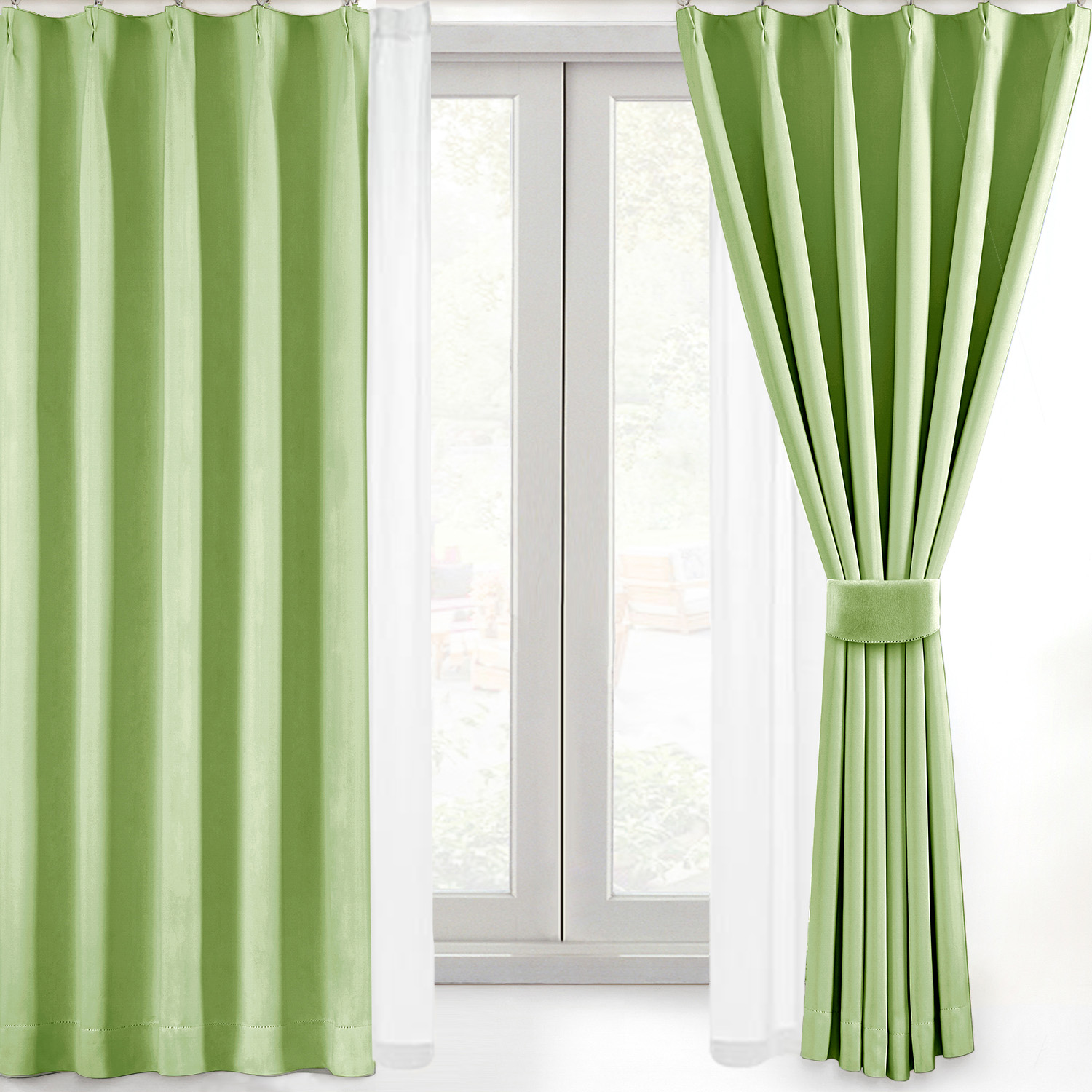 AZRA カーテン 4枚セット カーテン 遮光 遮光カーテン 1級 4枚組 100cm