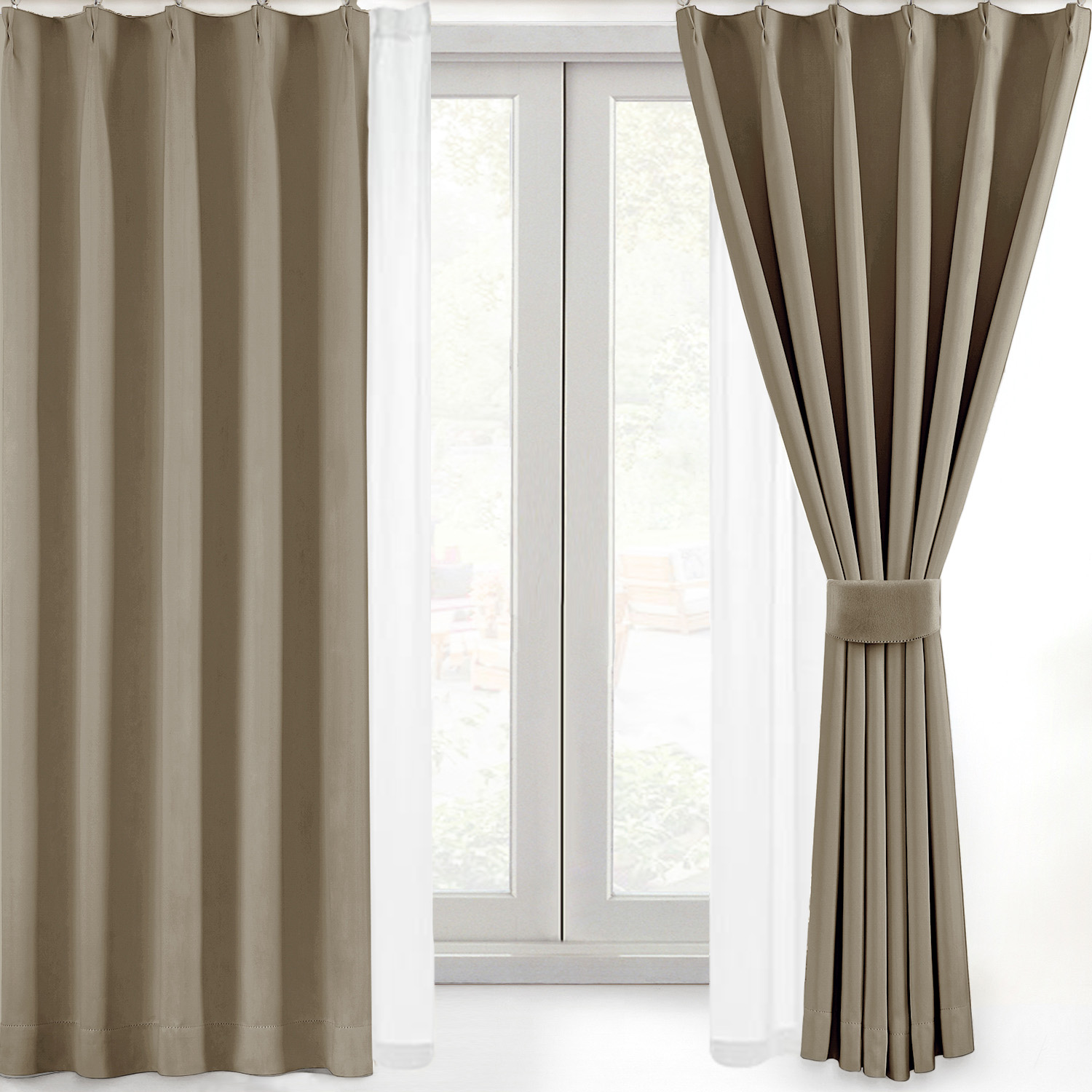 AZRA カーテン 4枚セット カーテン 遮光 遮光カーテン 1級 4枚組 100cm