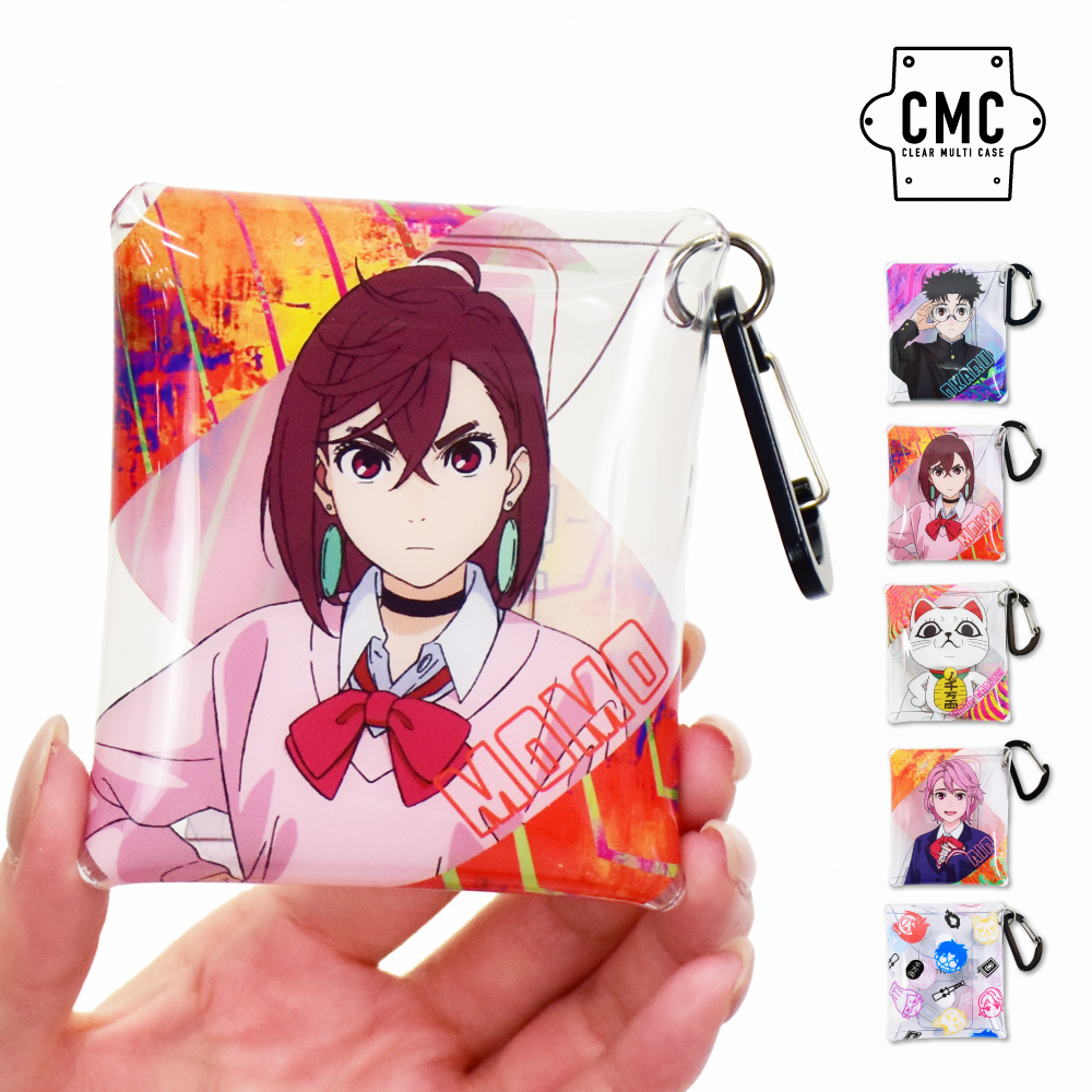 ダンダダン クリアポーチ 小物入れ 定期入れ イヤホン airpods/pro