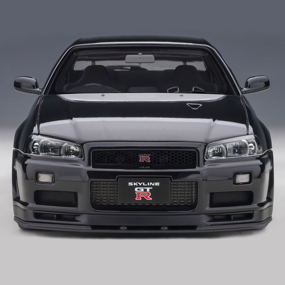 ミニカー 1/18 日産 スカイライン GT-R R34 Vスペック II ブラック