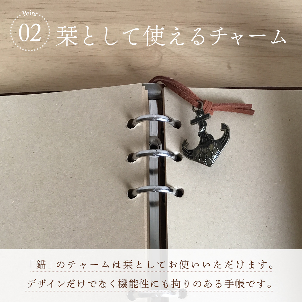 コラージュ 手帳 アンティーク PUレザー製 ギフト コラージュノート b6