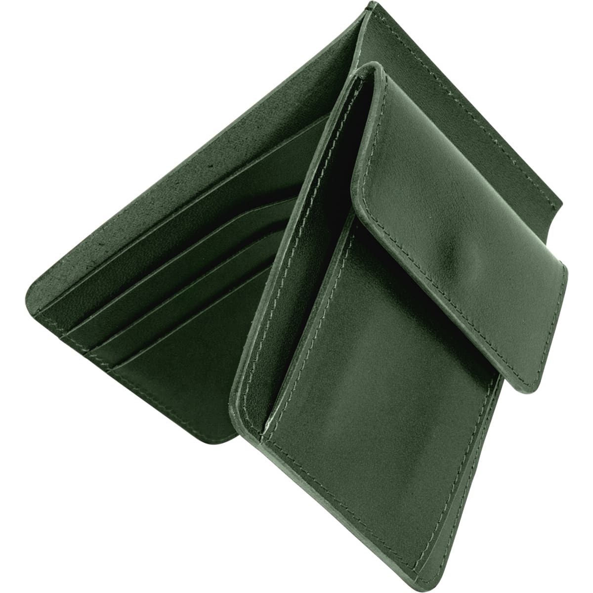 DomTeporna Italy 本革 マネークリップ 財布 小銭入れ付き カード 極薄