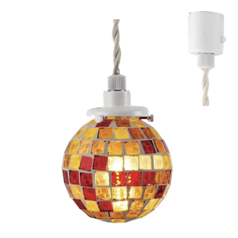 ペンダントライト モザイク ガラス 照明 ダクトレール専用 おしゃれ